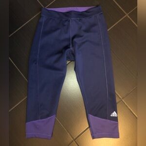 Super soft Adidas Techfit Climalite Cropped/Capri Active Leggings Size Small